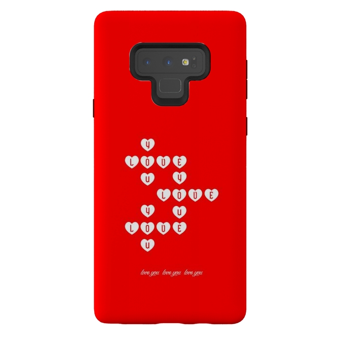 Galaxy Note 9 StrongFit love you love you by TMSarts