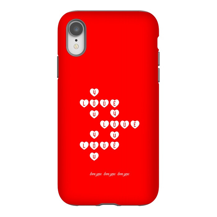 iPhone Xr StrongFit love you love you by TMSarts