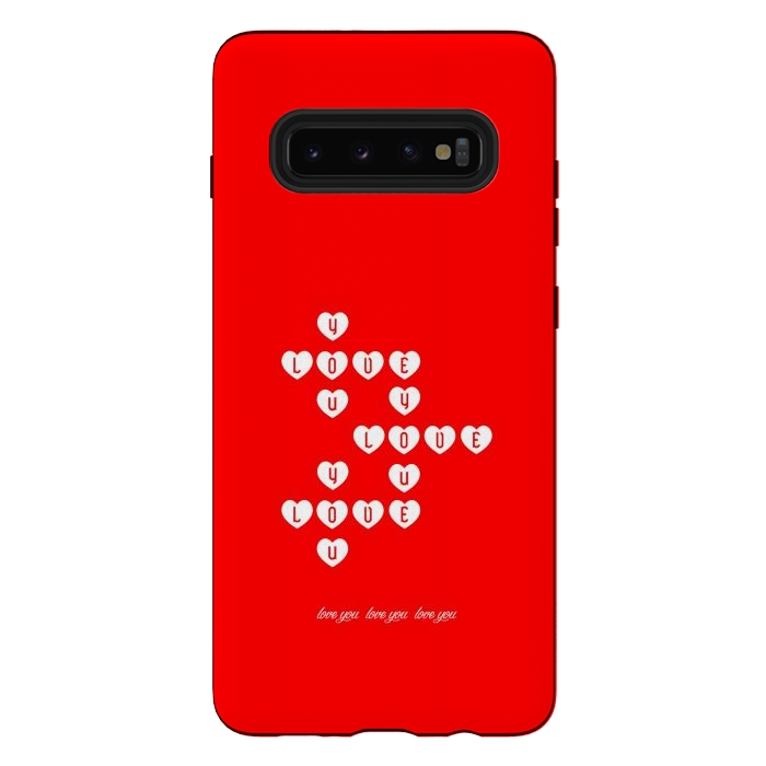 Galaxy S10 plus StrongFit love you love you by TMSarts