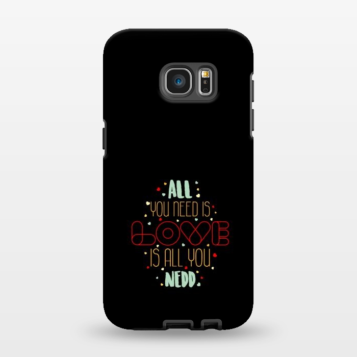 Galaxy S7 EDGE StrongFit all you need is love by TMSarts