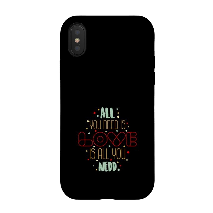 iPhone Xs / X StrongFit all you need is love by TMSarts