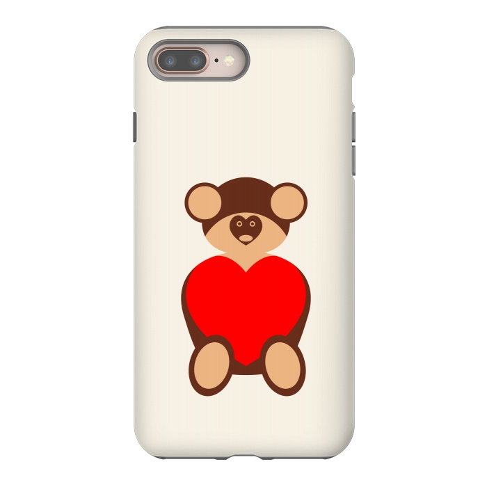 iPhone 7 plus StrongFit valentine daddy bear by TMSarts