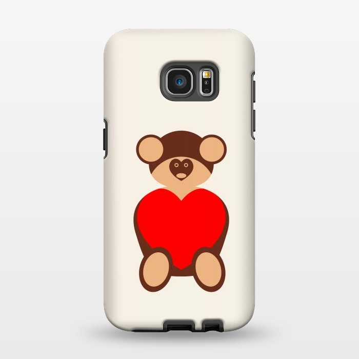 Galaxy S7 EDGE StrongFit valentine daddy bear by TMSarts