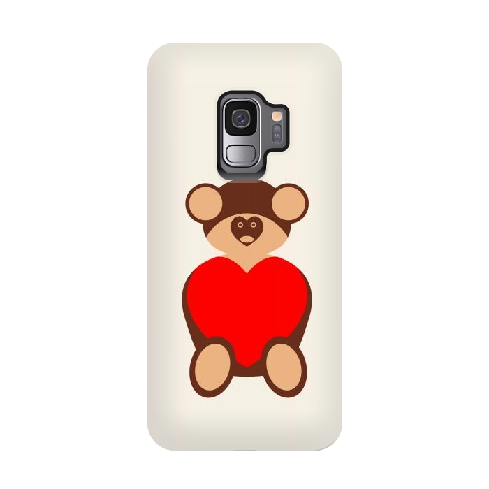 Galaxy S9 StrongFit valentine daddy bear by TMSarts