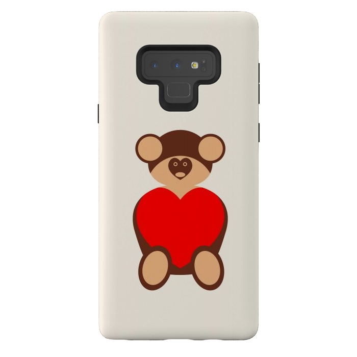 Galaxy Note 9 StrongFit valentine daddy bear by TMSarts