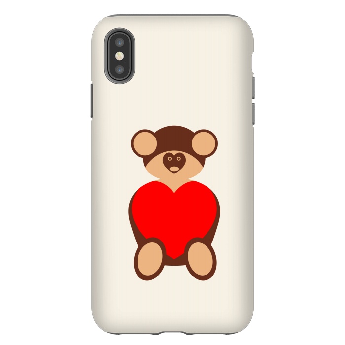 iPhone Xs Max StrongFit valentine daddy bear by TMSarts