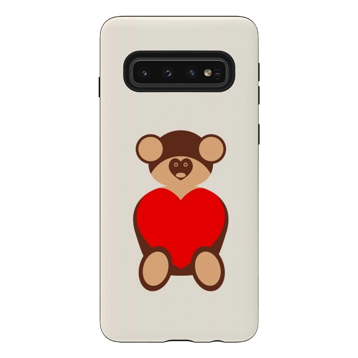 Galaxy S10 StrongFit valentine daddy bear by TMSarts