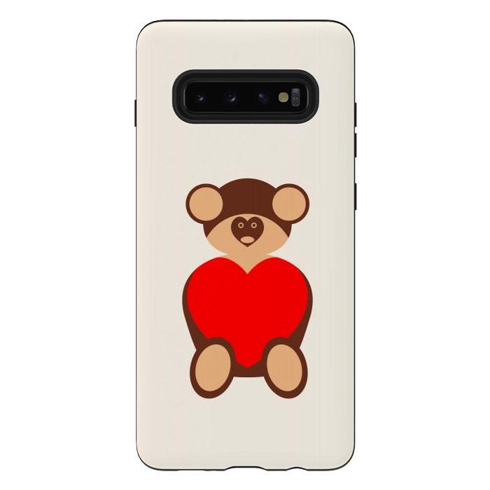 Galaxy S10 plus StrongFit valentine daddy bear by TMSarts