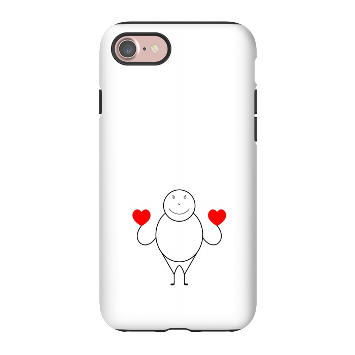 iPhone 7 StrongFit stick human love by TMSarts