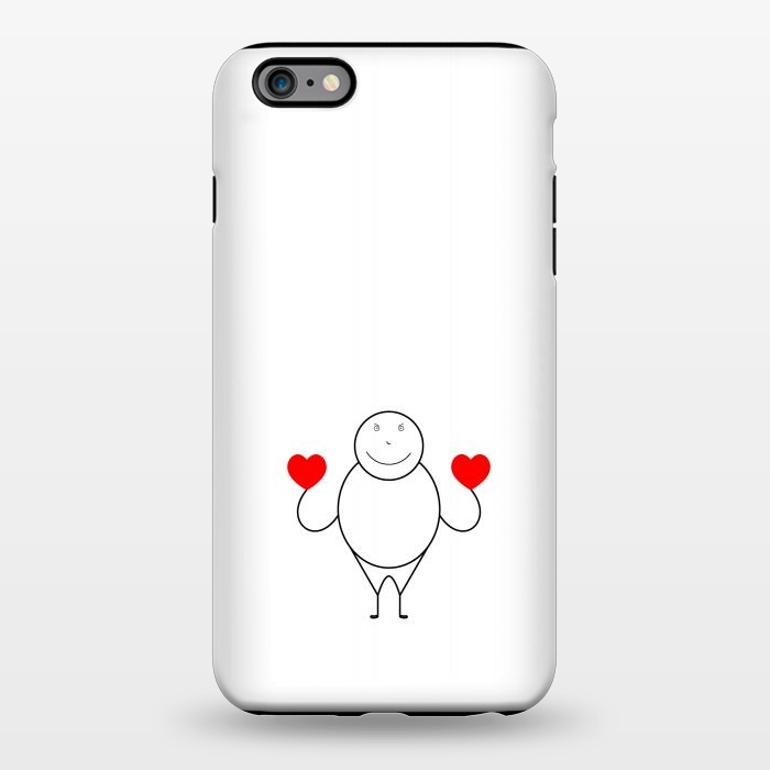 iPhone 6/6s plus StrongFit stick human love by TMSarts