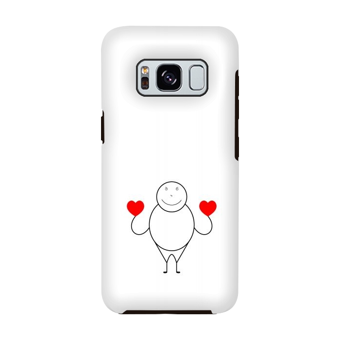 Galaxy S8 StrongFit stick human love by TMSarts