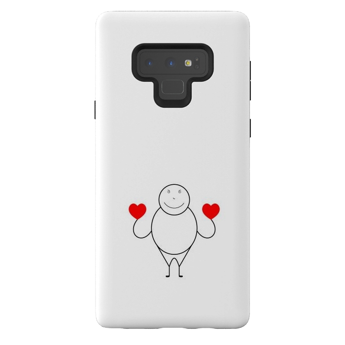 Galaxy Note 9 StrongFit stick human love by TMSarts