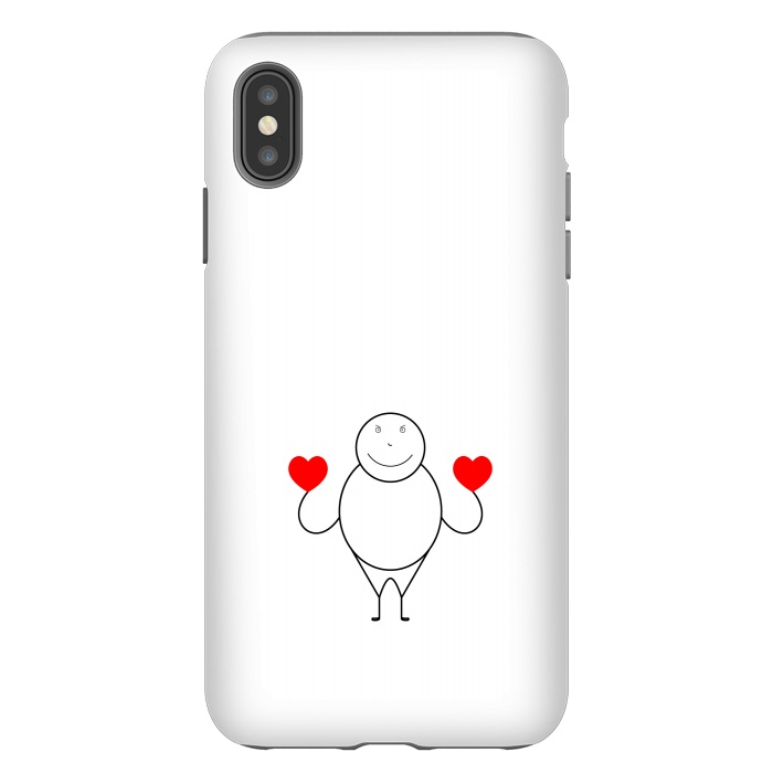 iPhone Xs Max StrongFit stick human love by TMSarts
