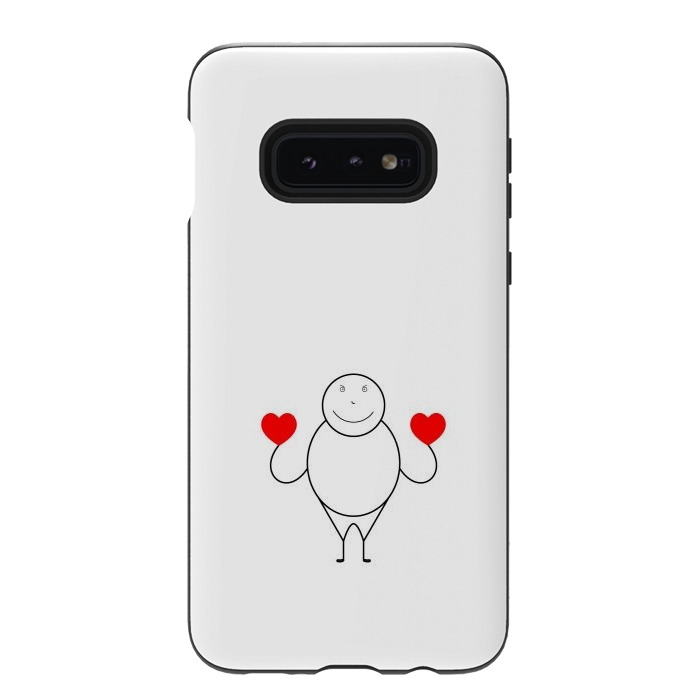 Galaxy S10e StrongFit stick human love by TMSarts