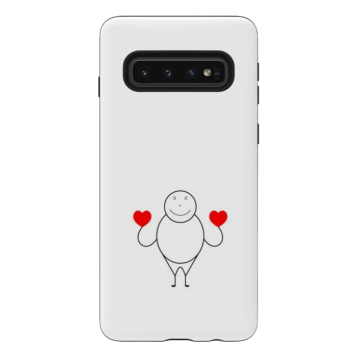 Galaxy S10 StrongFit stick human love by TMSarts