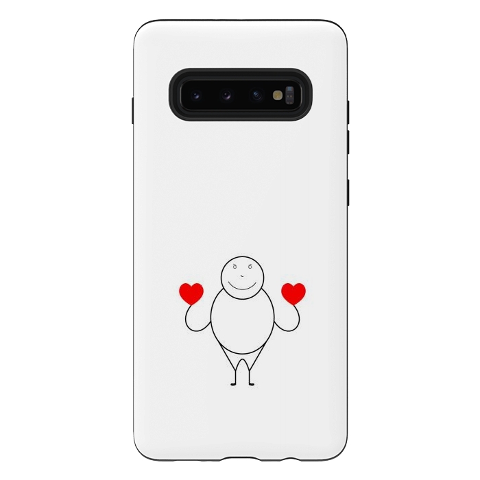 Galaxy S10 plus StrongFit stick human love by TMSarts