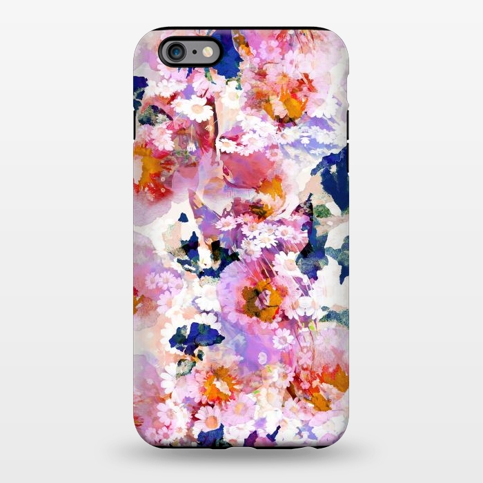 iPhone 6/6s plus StrongFit Watercolor painted flower meadow by Oana 