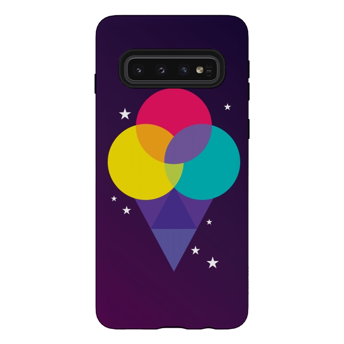Galaxy S10 StrongFit Midnight Ice Cream by Dellán