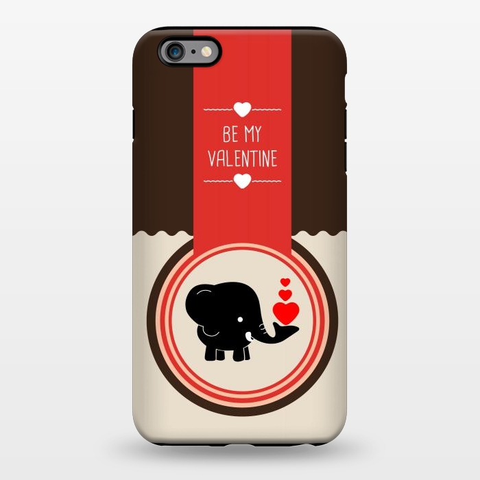 iPhone 6/6s plus StrongFit be valentine elephant by TMSarts