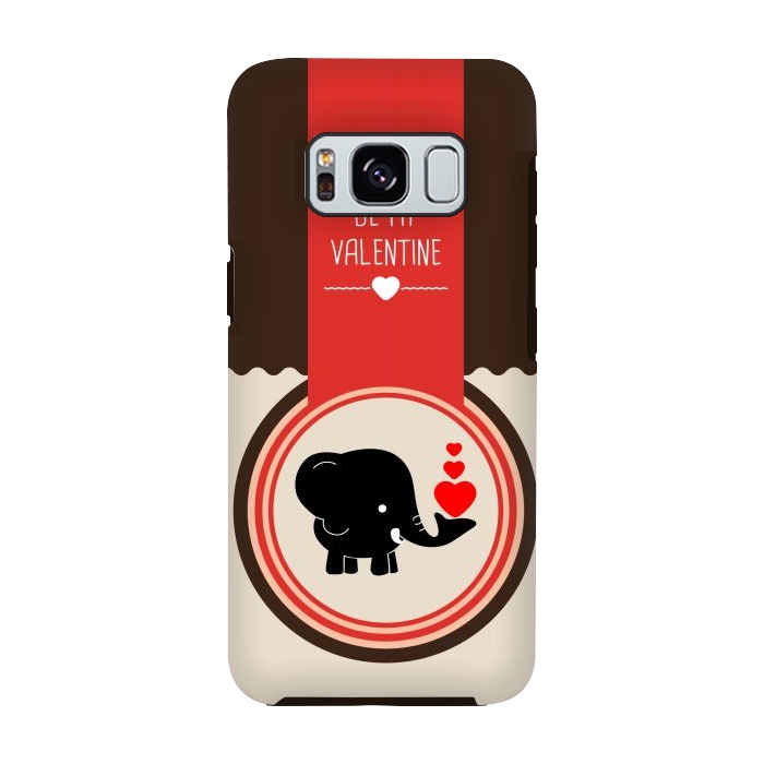 Galaxy S8 StrongFit be valentine elephant by TMSarts