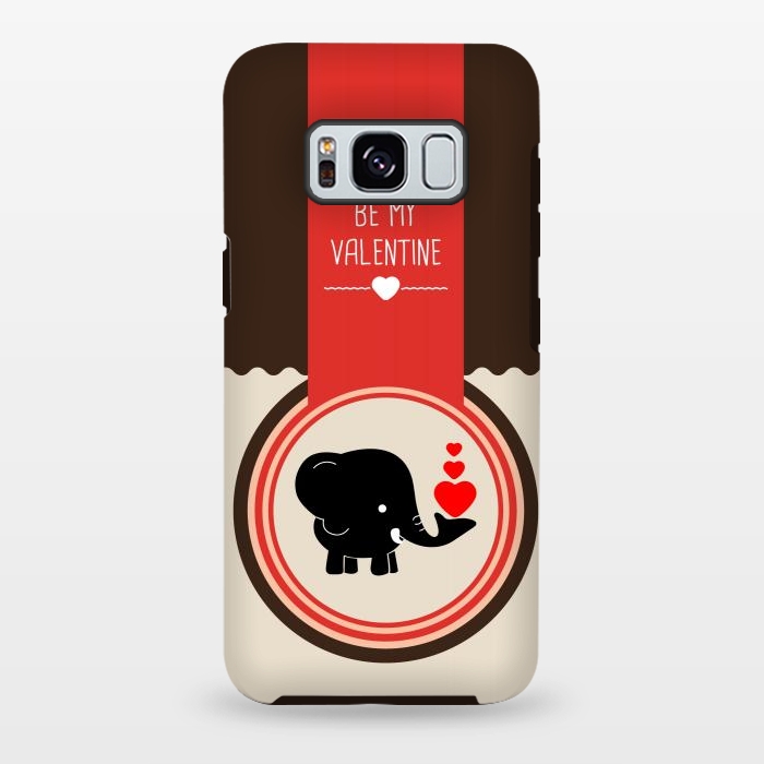 Galaxy S8 plus StrongFit be valentine elephant by TMSarts