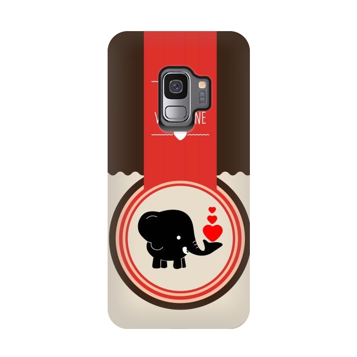Galaxy S9 StrongFit be valentine elephant by TMSarts