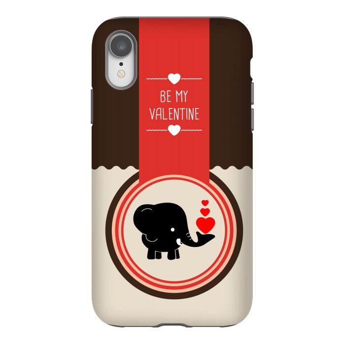 iPhone Xr StrongFit be valentine elephant by TMSarts