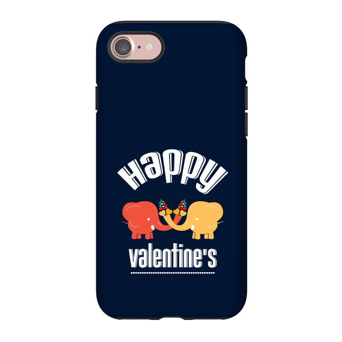iPhone 7 StrongFit two elephants valentines by TMSarts