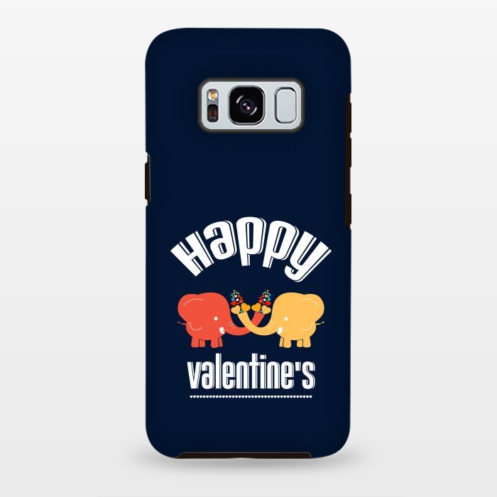 Galaxy S8 plus StrongFit two elephants valentines by TMSarts