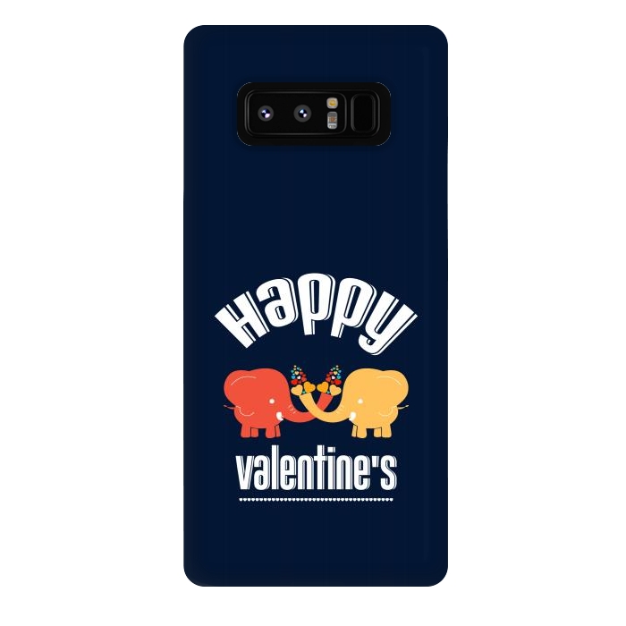 Galaxy Note 8 StrongFit two elephants valentines by TMSarts