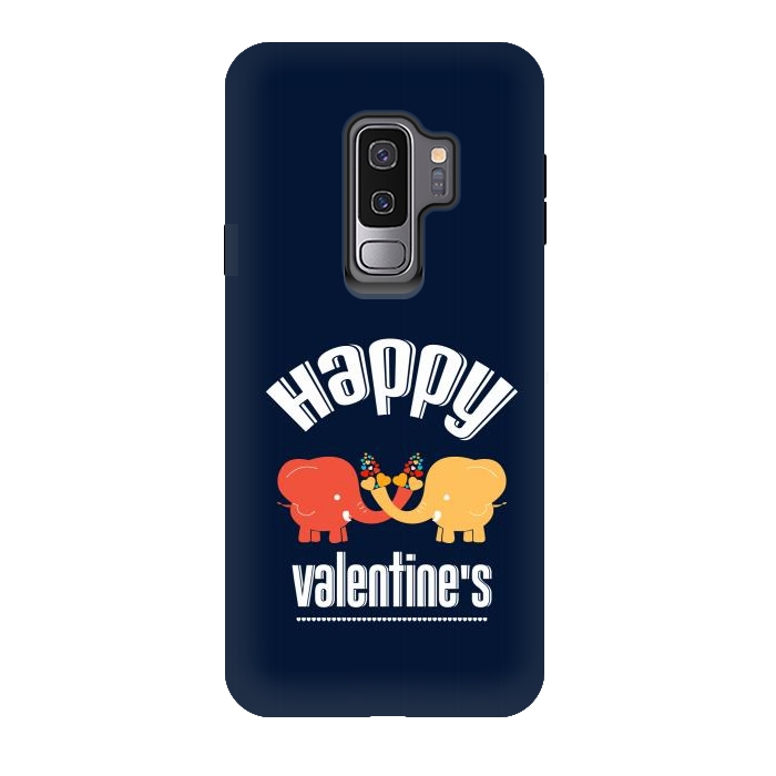 Galaxy S9 plus StrongFit two elephants valentines by TMSarts