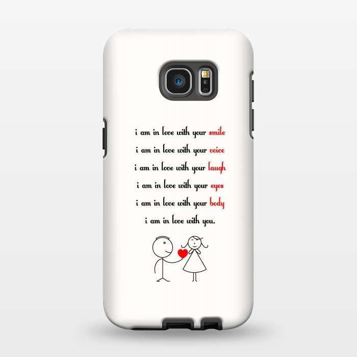 Galaxy S7 EDGE StrongFit love with you by TMSarts