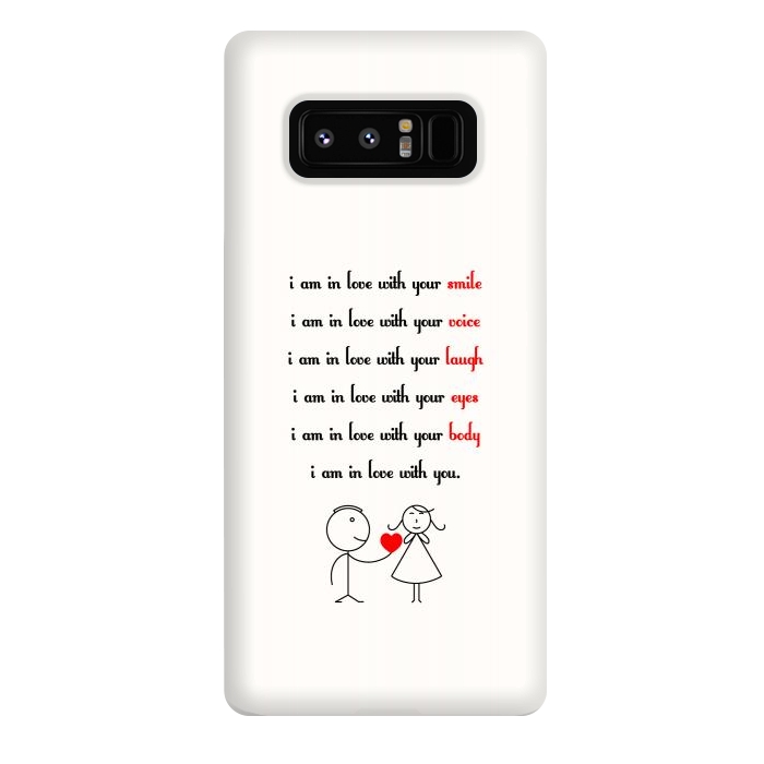 Galaxy Note 8 StrongFit love with you by TMSarts