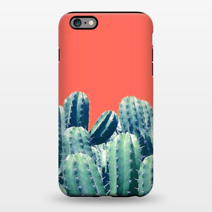 iPhone 6/6s plus StrongFit Cactus on Coral by Uma Prabhakar Gokhale