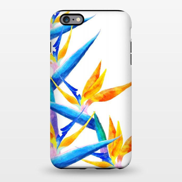 iPhone 6/6s plus StrongFit Bird of Paradise Watercolor by Uma Prabhakar Gokhale
