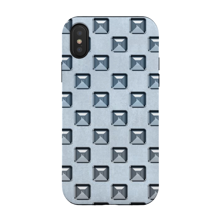 iPhone Xs / X StrongFit Blue Elegance 2 by Andrea Haase