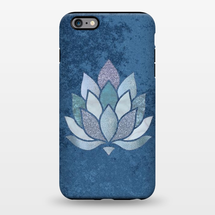 iPhone 6/6s plus StrongFit Precious Blue Lotus Flower 2 by Andrea Haase