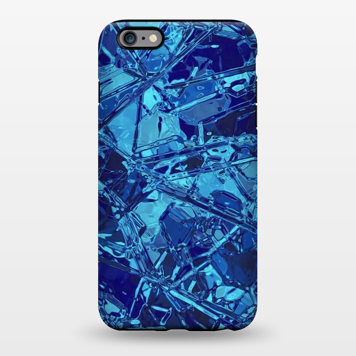iPhone 6/6s plus StrongFit Blue Stained Glass 2 by Andrea Haase