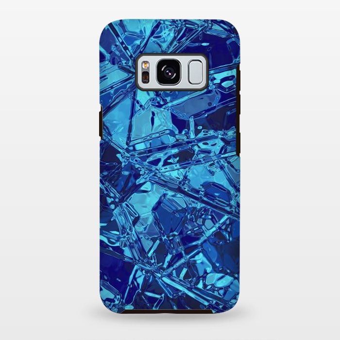 Galaxy S8 plus StrongFit Blue Stained Glass 2 by Andrea Haase