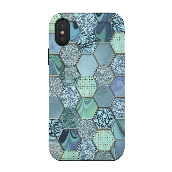 iPhone Xs / X StrongFit Glamorous Hexagon  by Andrea Haase