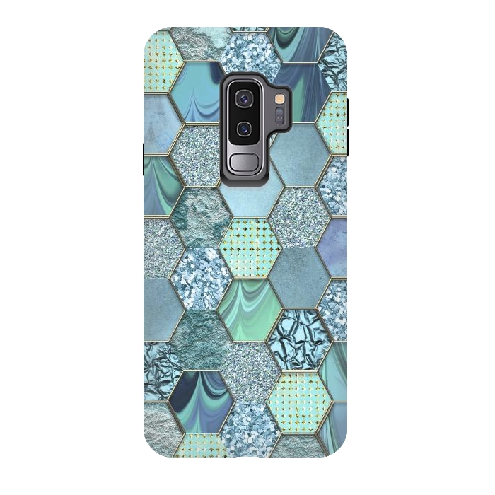 Galaxy S9 plus StrongFit Glamorous Hexagon  by Andrea Haase