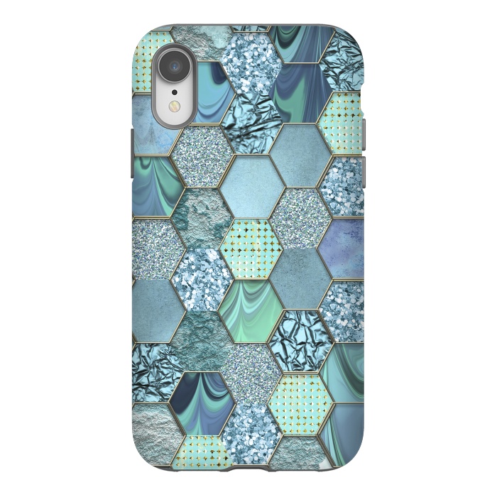 iPhone Xr StrongFit Glamorous Hexagon  by Andrea Haase