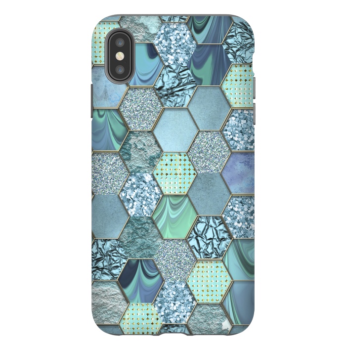 iPhone Xs Max StrongFit Glamorous Hexagon  by Andrea Haase