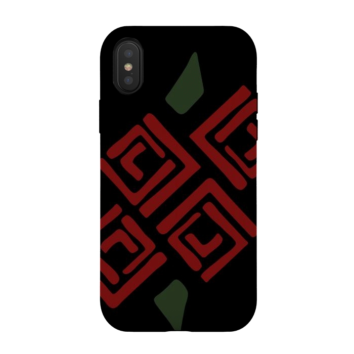 iPhone Xs / X StrongFit Bunch of Roses by Majoih