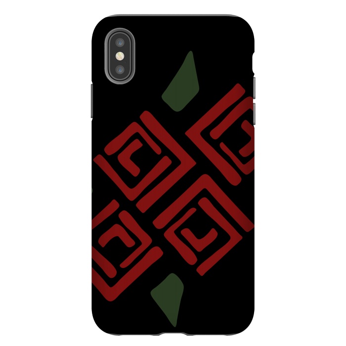 iPhone Xs Max StrongFit Bunch of Roses by Majoih