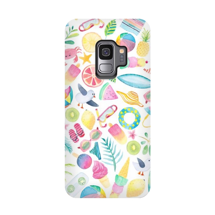 Galaxy S9 StrongFit Ditzy Summer Extravaganza by gingerlique