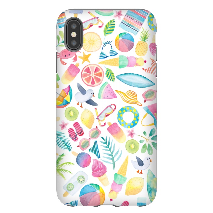 iPhone Xs Max StrongFit Ditzy Summer Extravaganza by gingerlique