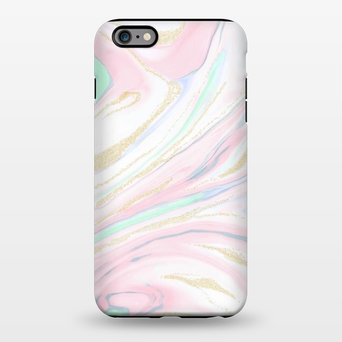 iPhone 6/6s plus StrongFit Classy marbleized abstract design by InovArts