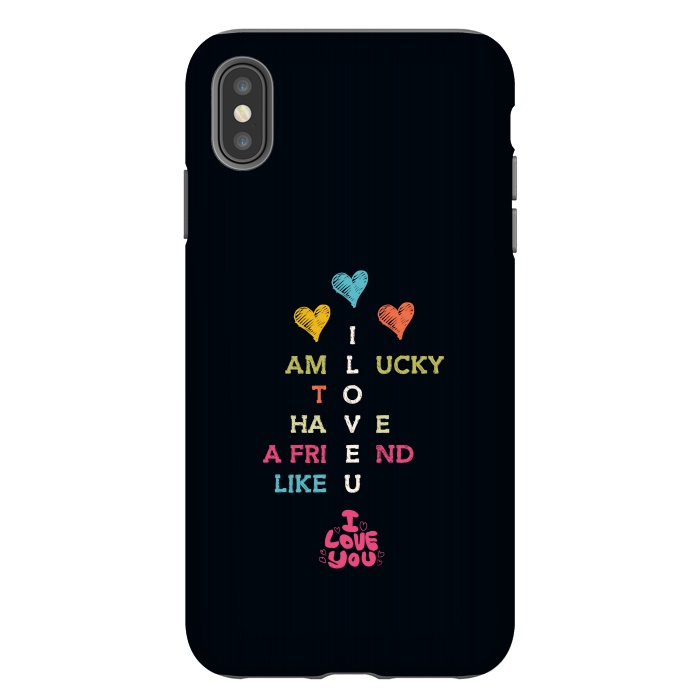 iPhone Xs Max StrongFit iloveu by TMSarts