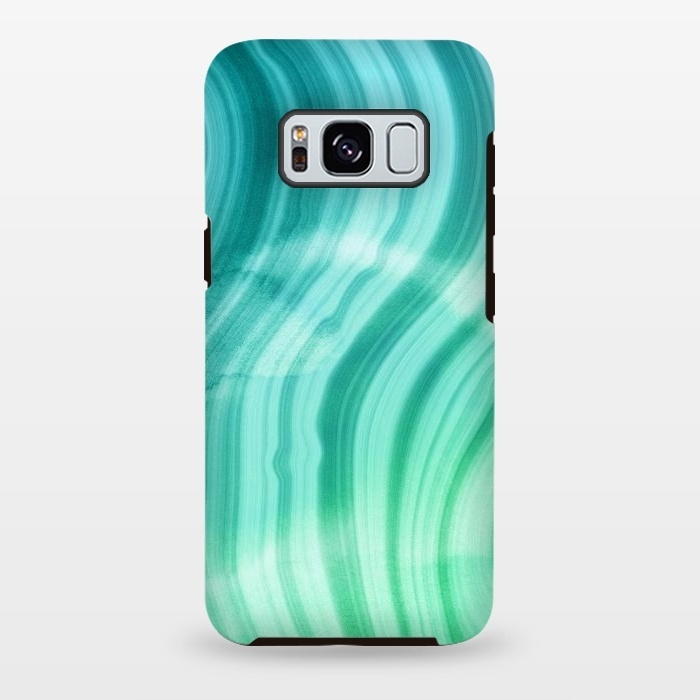 Galaxy S8 plus StrongFit Mermaid Ocean Marble Waves  by  Utart
